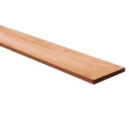 Hardhouten Plank Azobé fijnbezaagd ruw 2x15 cm