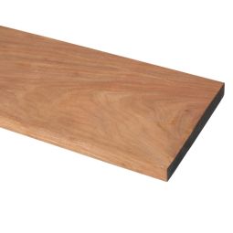 Omvong hardhout plank geschaafd 2,8x19,5 cm