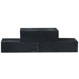 GeoColor Stapelblok 60x15x15 cm strak Solid black