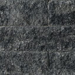 Rockstone Wall XL Tumbled 60x15x15 cm Smokey Black