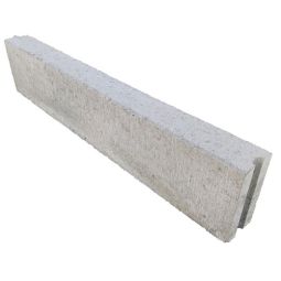 Opsluitband 8x20x100 cm Grijs beton