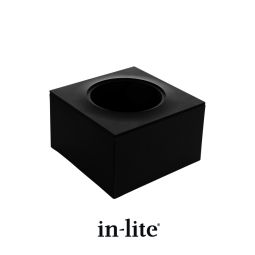 Box 1 Black 100x100 mm (tbv. geïntegreerde Luna en Big Flux-serie Ø60)