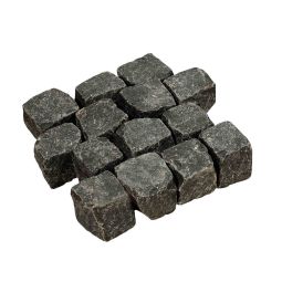 Turkse basalt Zwart kinderkoppen 8x10 cm
