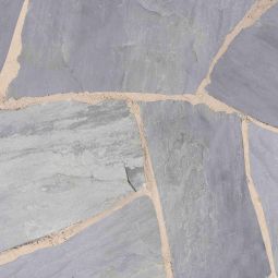 Kandla Grey (Autumn Grey) flagstones gespleten dikte 2,5-4 cm