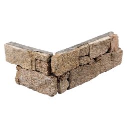 Stonepanel Hoek Rustic Sand 40+20x15x3-4 cm breukruw