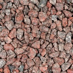 Graniet split - Rose/rood 16-22 mm - 20 kg zak