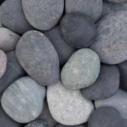 CB Beach Pebbles zwart 16-25 mm Bigbag (ca. 1.800 kg)