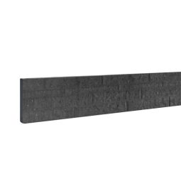 Onderplaat beton rotsmotief breed antraciet 4,8x36x184 cm