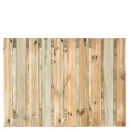 Tuinscherm Enschede geïmpr. Grenen 130x180 cm 21-planks (19+2)