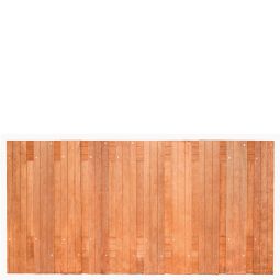 Hardhout Tuinscherm geschaafd Dronten 90x180 cm 21-planks (19+2)