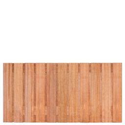 Hardhout Tuinscherm geschaafd Hoorn 90x180 cm 23-planks (21+2)