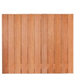 Hardhout Tuinscherm geschaafd Hoorn 150x180 cm 23-planks (21+2)