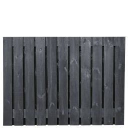 Tuinscherm Stuttgard dekkend zwart gespoten 130x180 cm 21-planks (19+2)